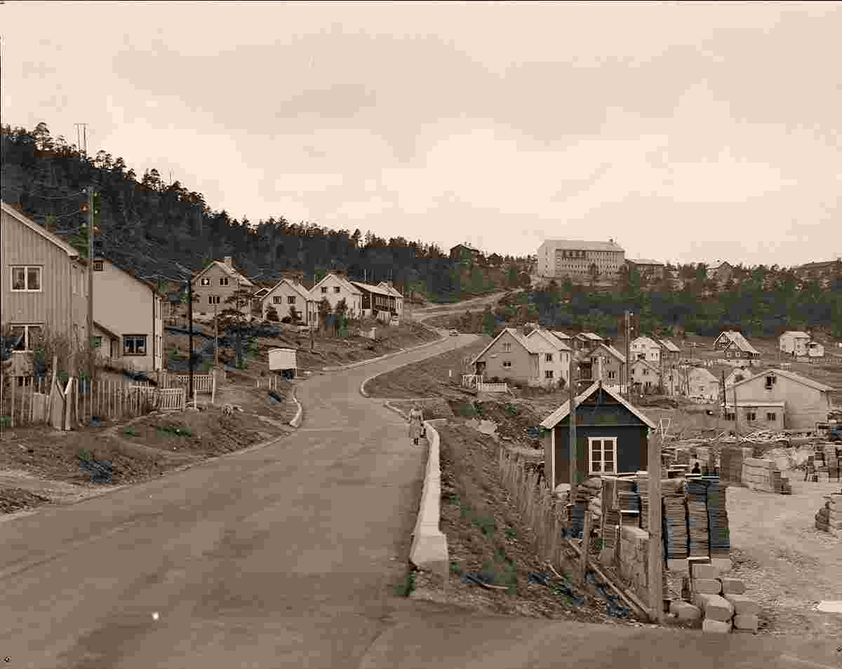 Alta. Elvebakken - borough of the town Alta, 1959