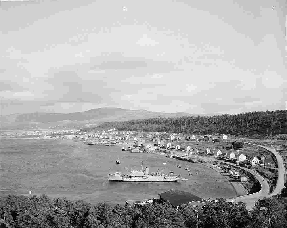 Alta. Panorama of the city and haven, 1963