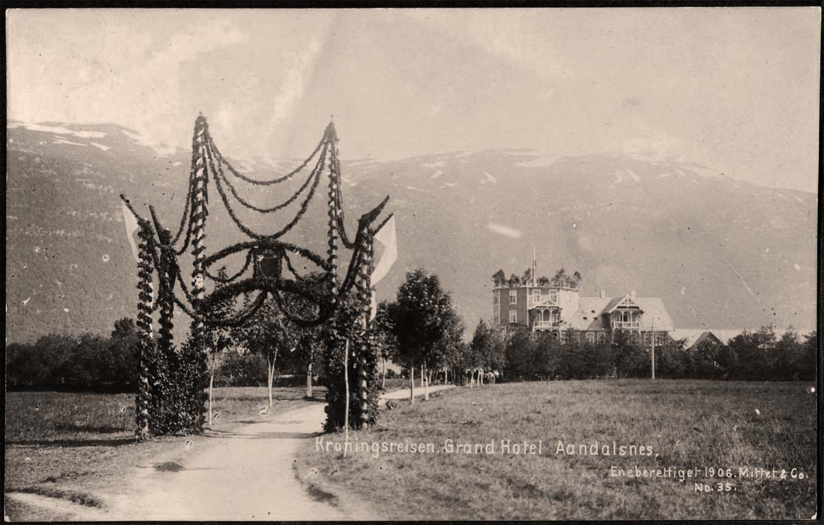 Åndalsnes. Grand Hotel 'Bellevue', 1906
