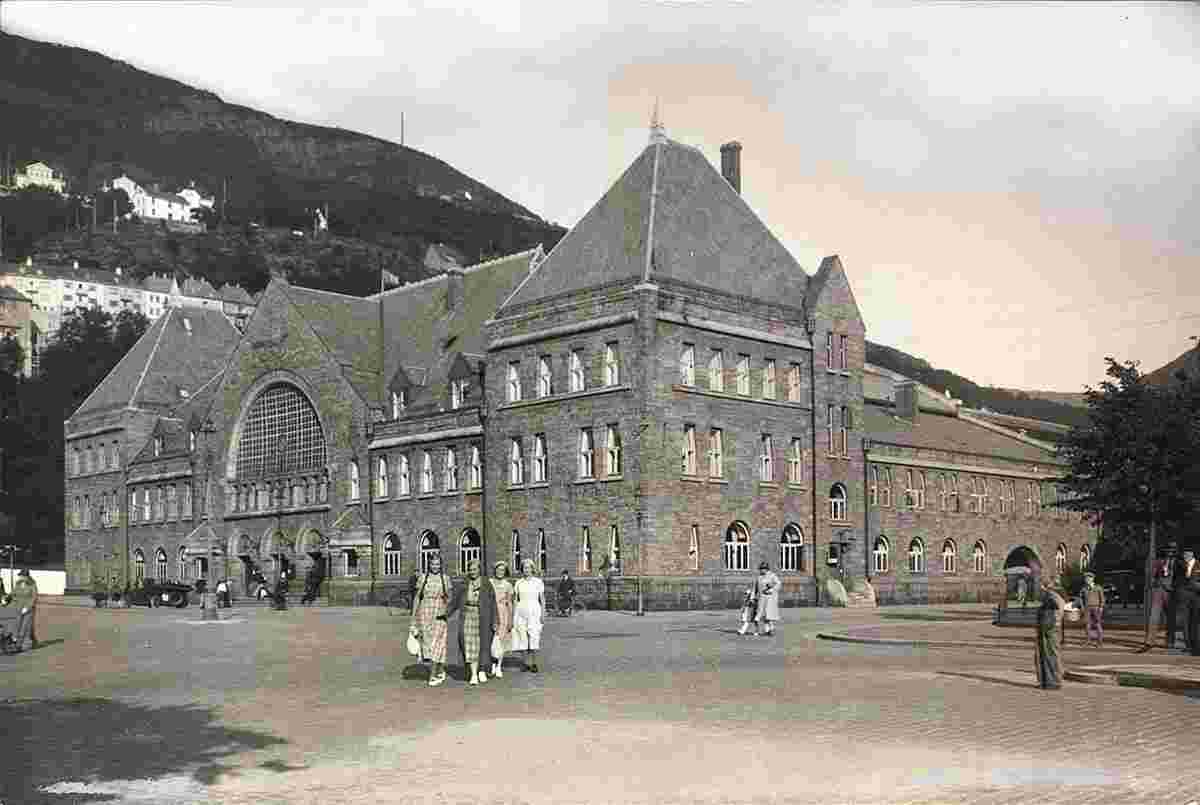 Bergen. Central Railway Station
