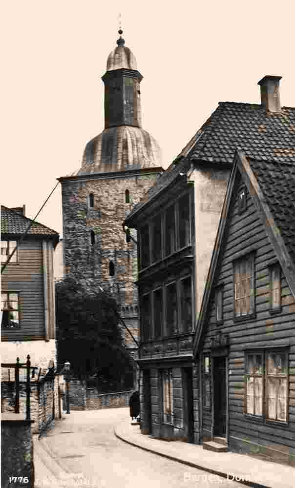 Bergen. Domkirke - Cathedral, circa 1890