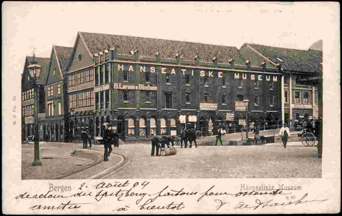Bergen. Hanseatic Museum, 1904