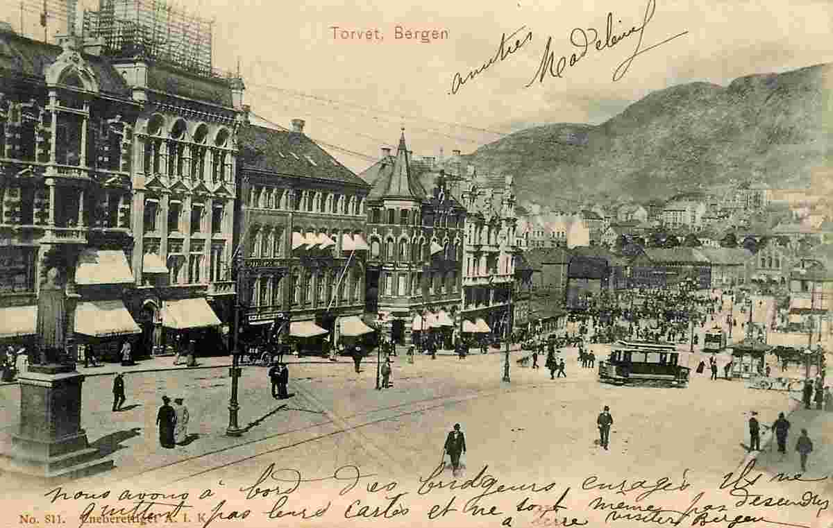 Bergen. Square, 1903