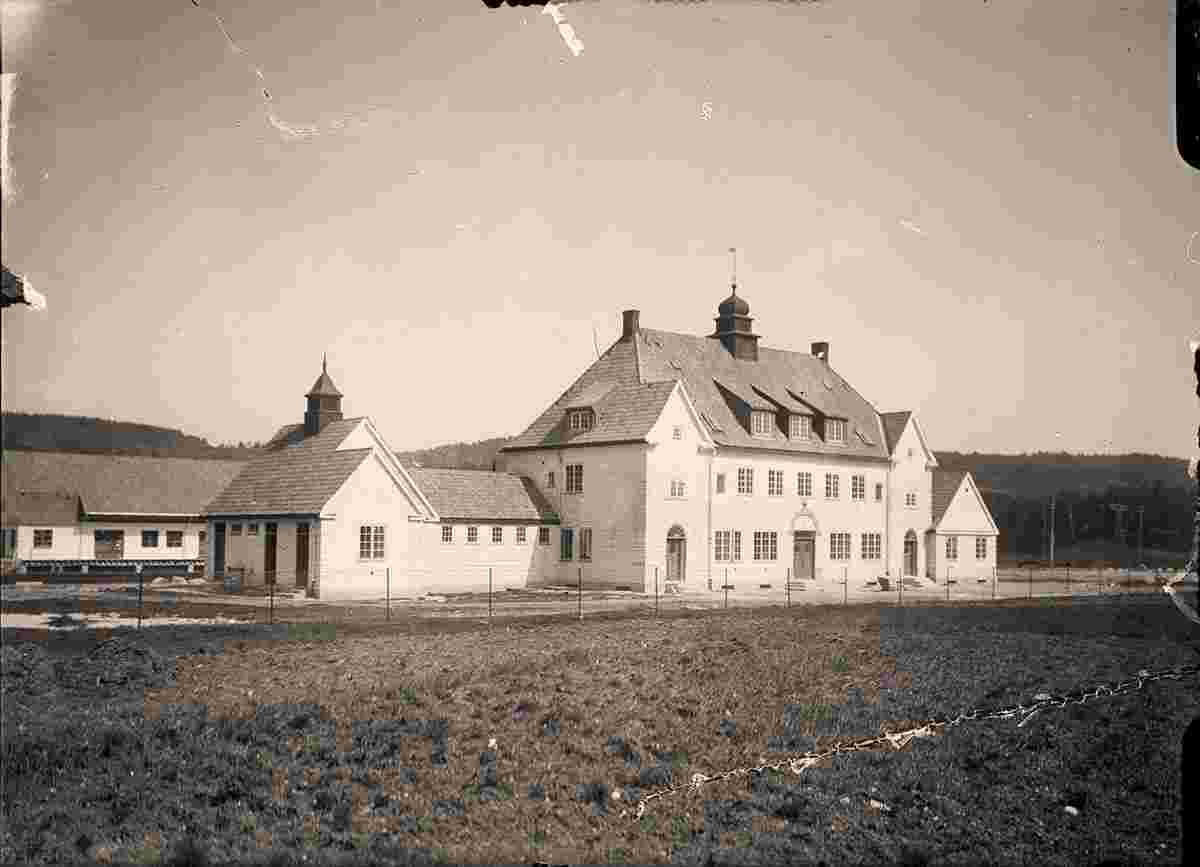 Kongsberg. New Railway Station, between 1917 and 1920