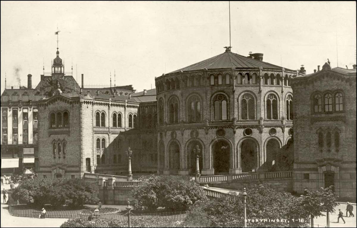 Oslo (Kristiania, Christiania). Norwegian National Assembly Building - Storting, 1911