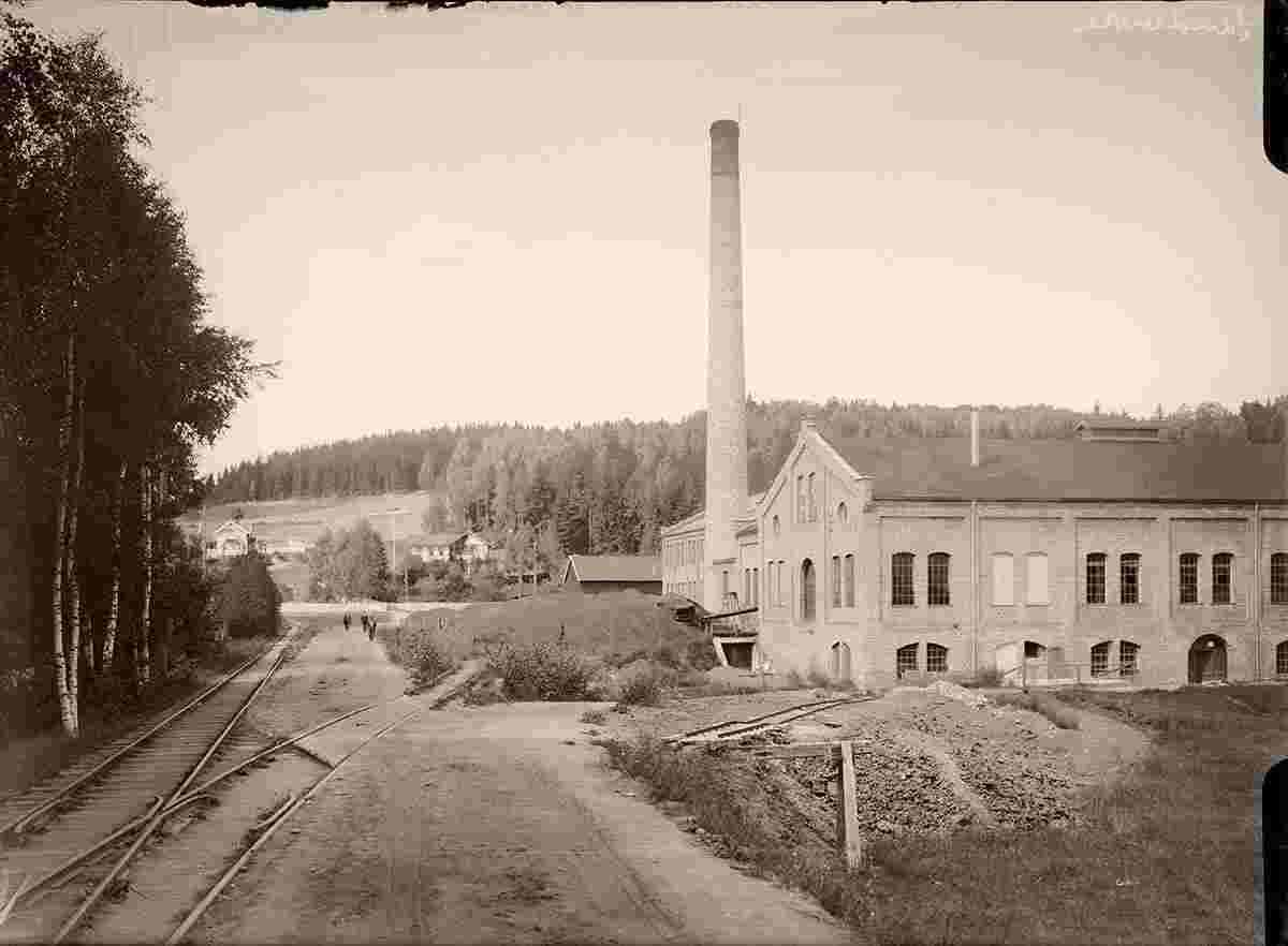 Sandvika. Hamang Paper Factory, between 1907 and 1919