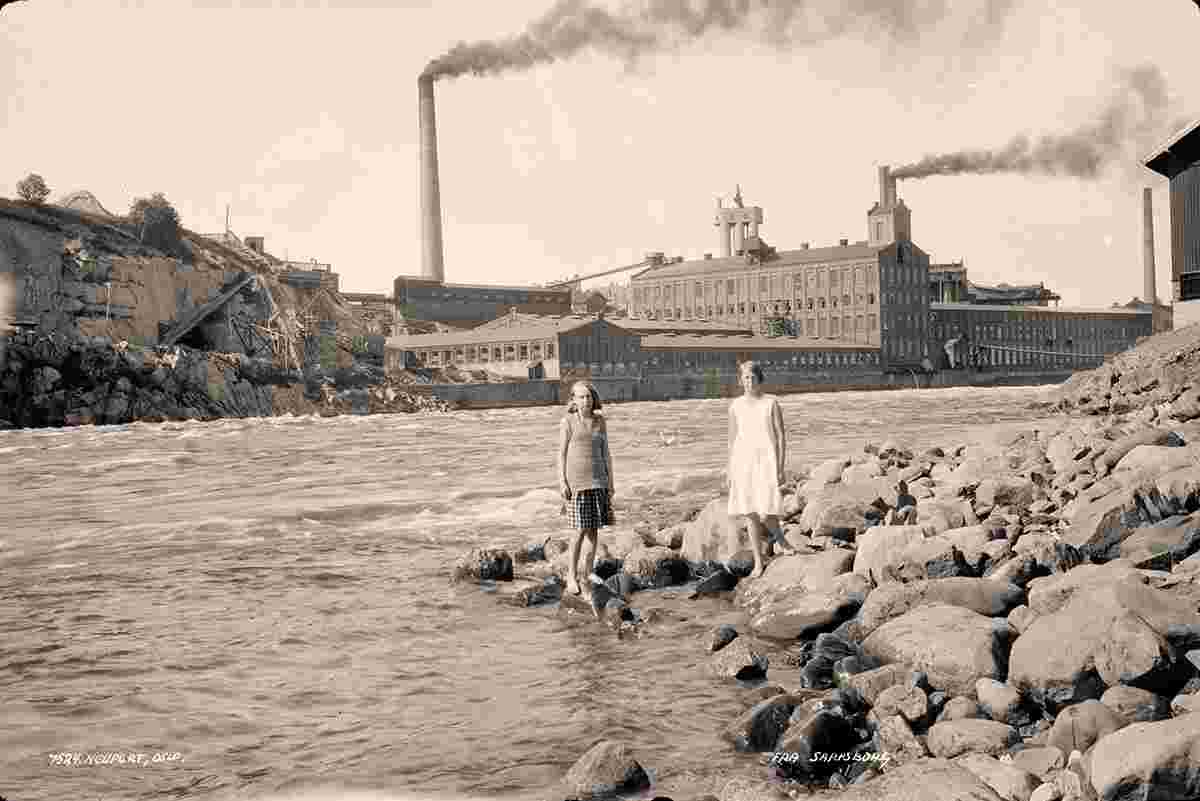 Sarpsborg. Factory, between 1900 and 1950