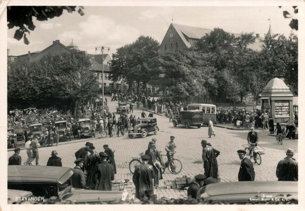 Stavanger. Market, 1942