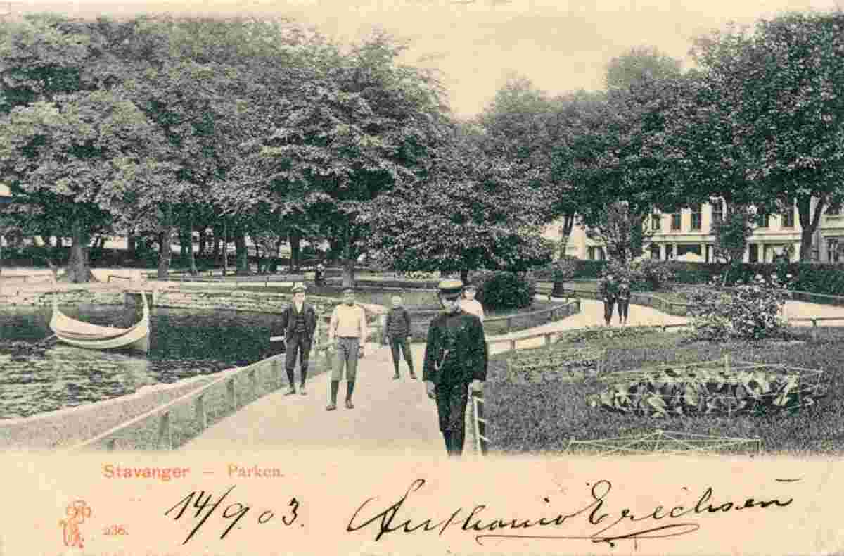 Stavanger. Park, 1903