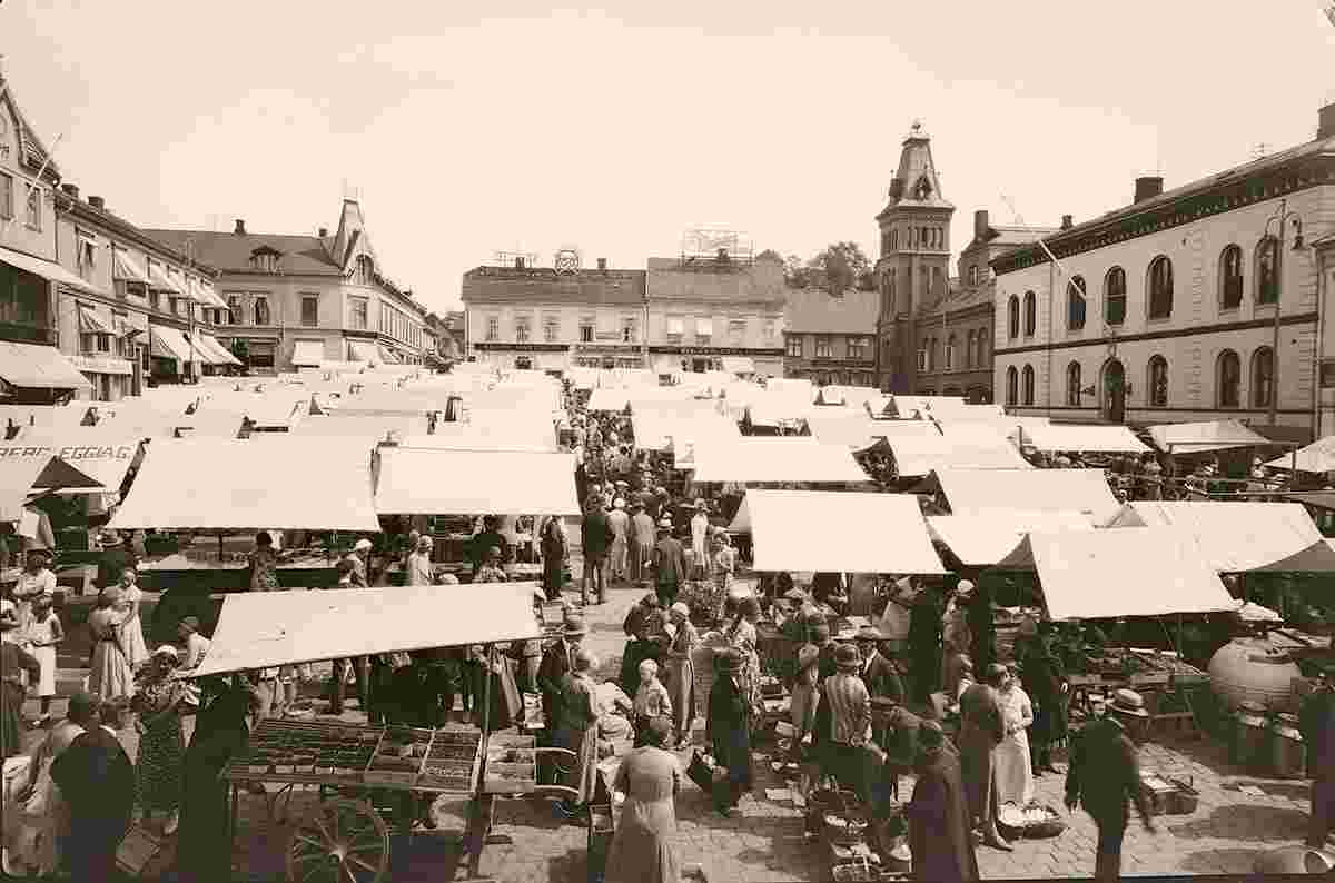 Tønsberg. Marketplace, 1933