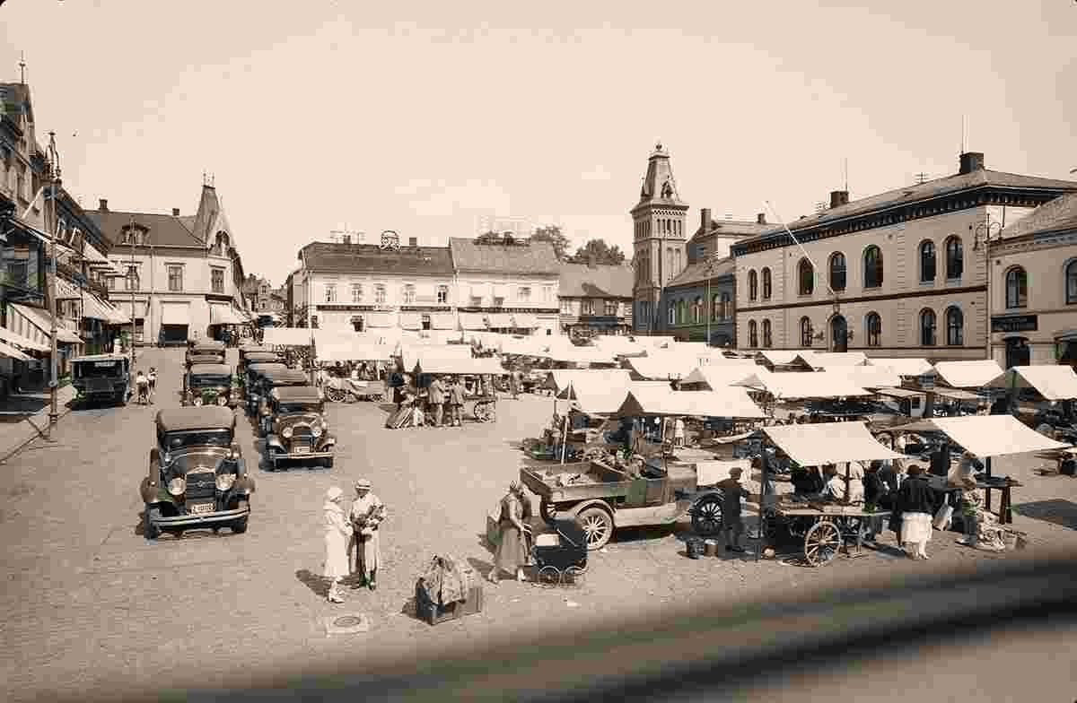 Tønsberg. Marketplace, 1933
