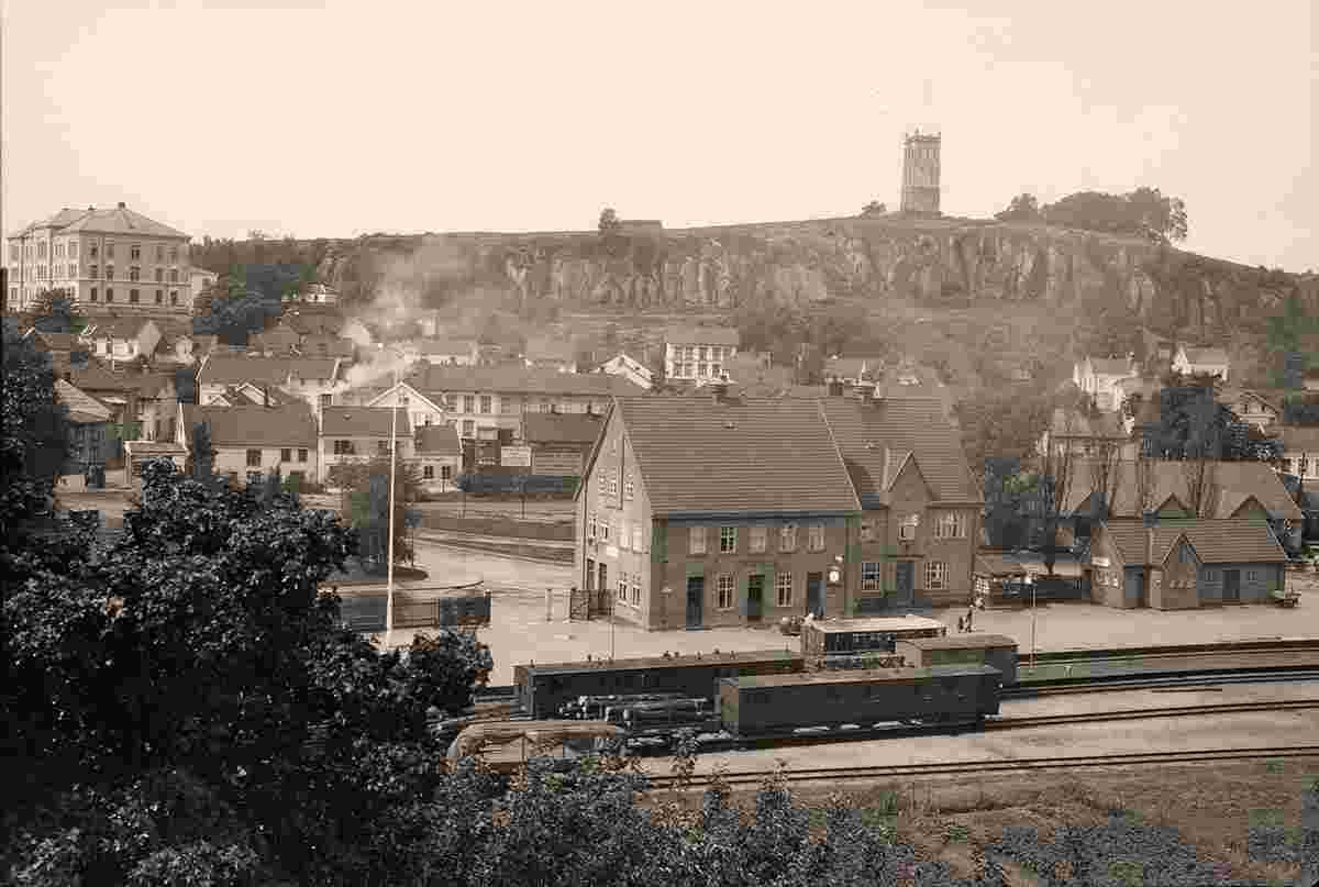 Tønsberg. Railway Station, 1933
