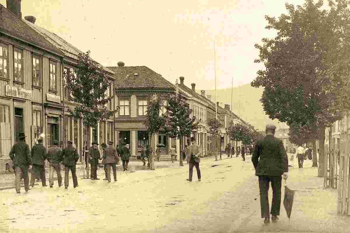 Trondheim. Strandveien, 1893