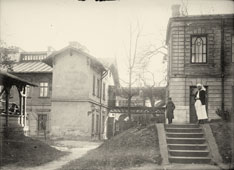 Warsaw school of nursing, entrance to building No 1, between 1919 and 1929