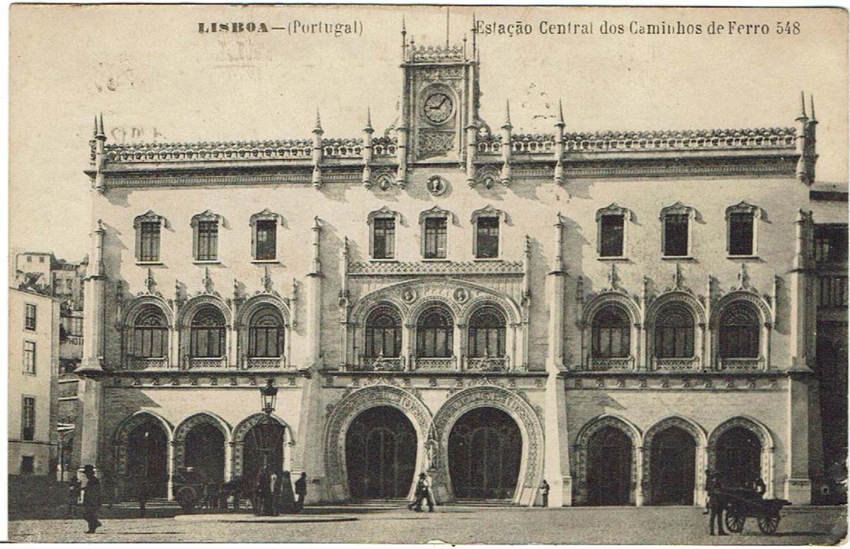 Lisbon. Central Railway Station, 1927