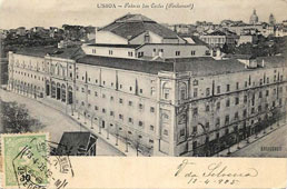 Lisbon. Palácio das Cortes (Parliament), 1905