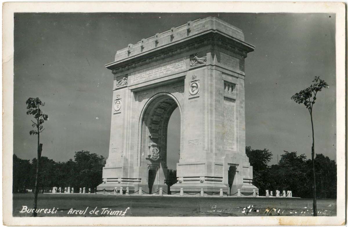 Bucharest. Arch of Triumph, 1942