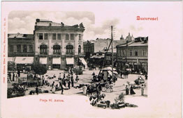 Bucharest. St Anton's Square, 1900