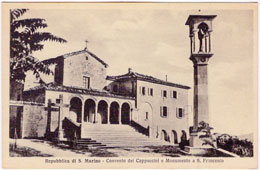 San Marino City. Capuchin Convent and San Francisco Monument