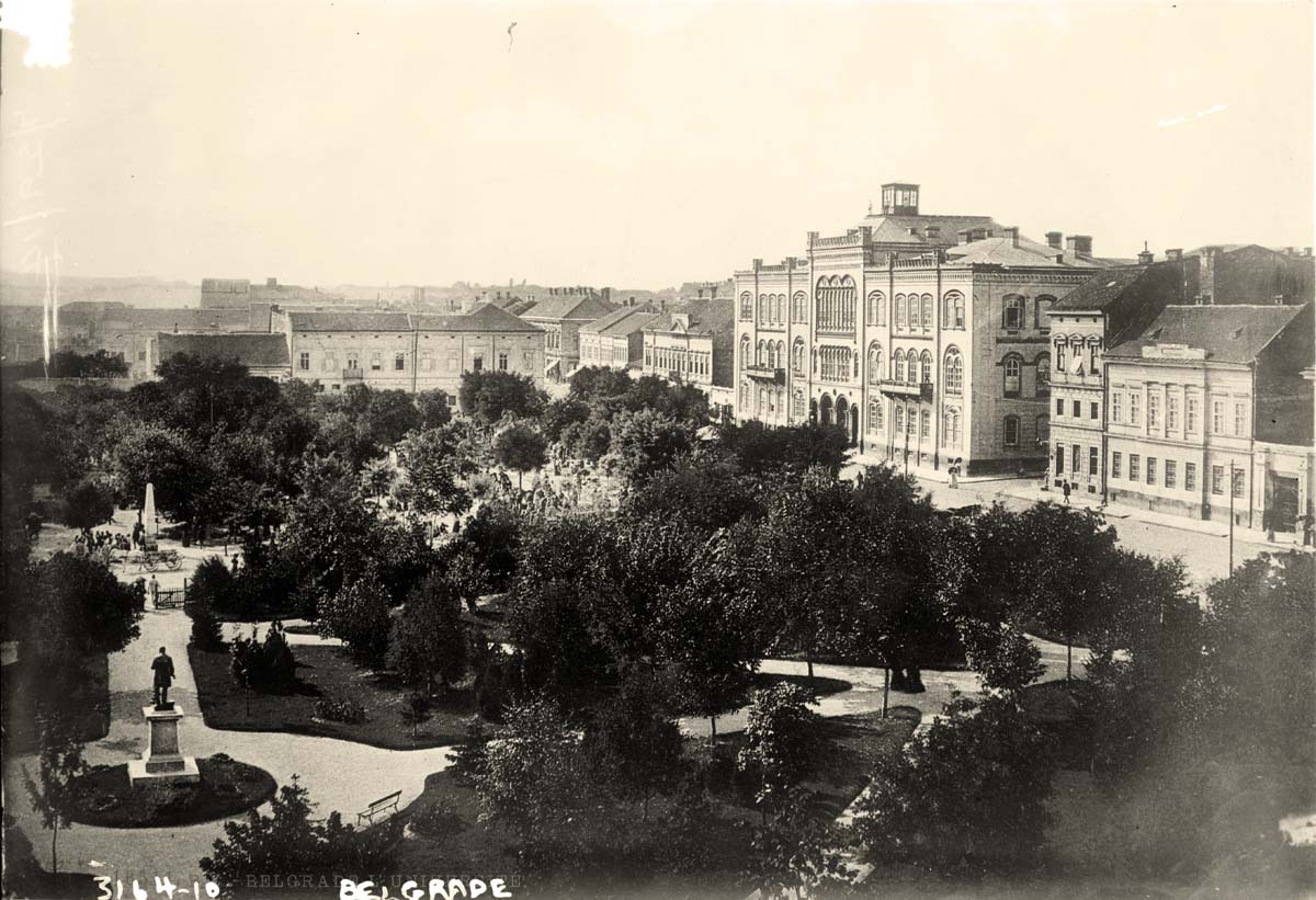 Belgrade. Panorama of the city, between 1910 and 1915