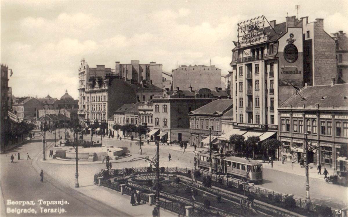Belgrade. Terazije - Central Town Square
