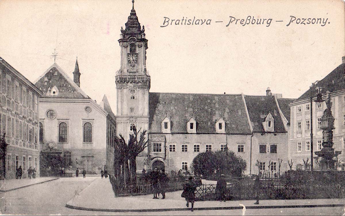 Bratislava. Main Square - Town Hall