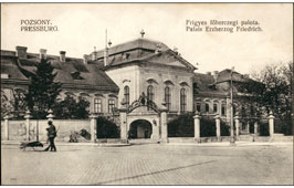 Bratislava. Palace of Herzog Friedrich, 1913