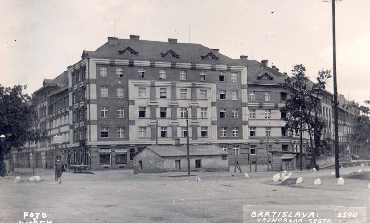 Bratislava. Vajnorská street, 1930-1940