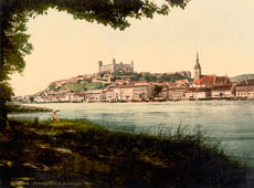 Bratislava. View of city, circa 1890