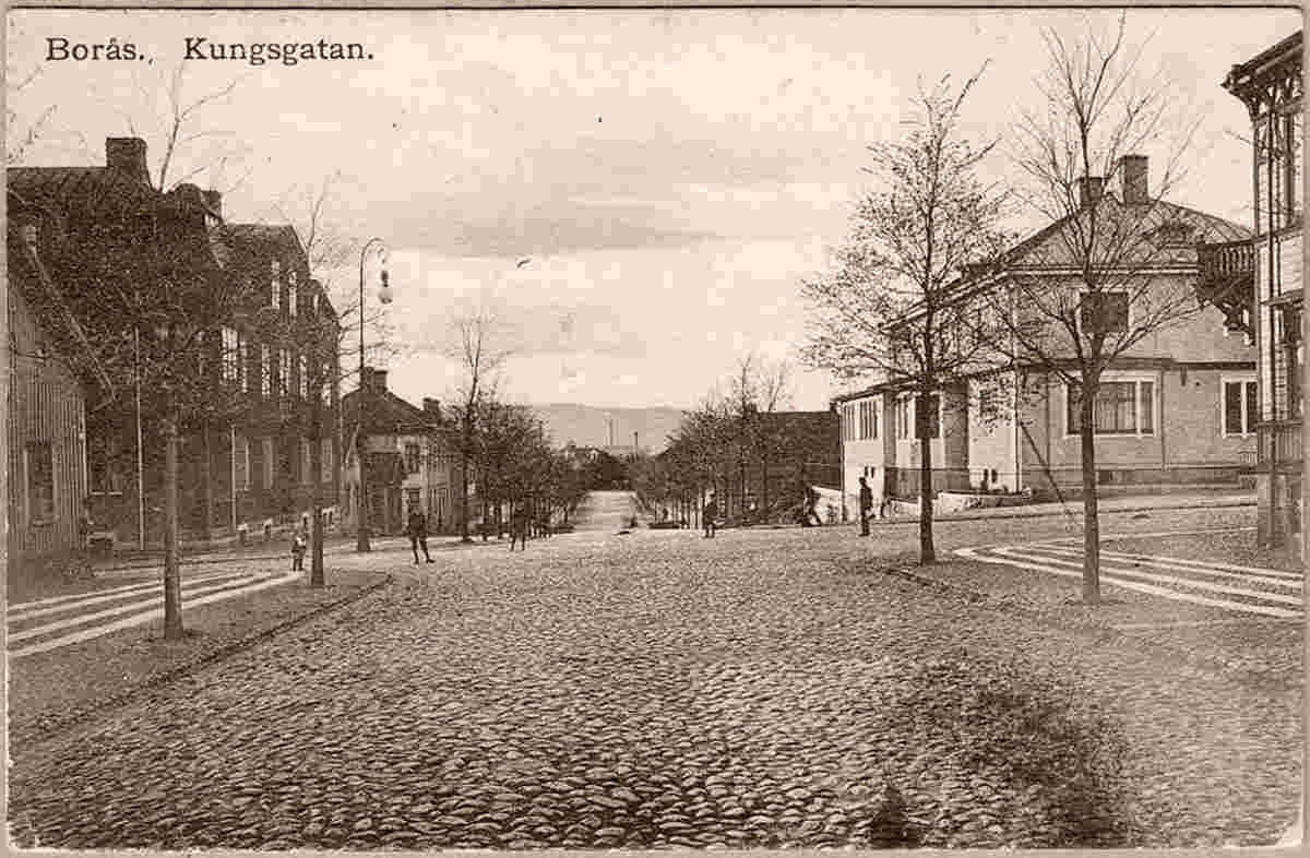 Borås. King's street, 1910