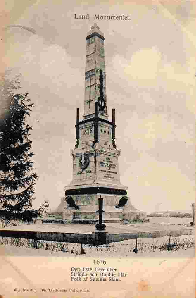 Lund. Monument, 1900