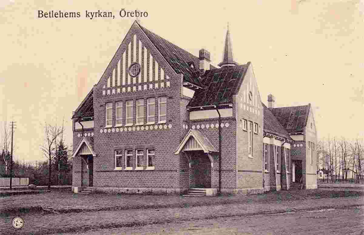 Örebro. Betlehems Kyrkan, 1900-1910's