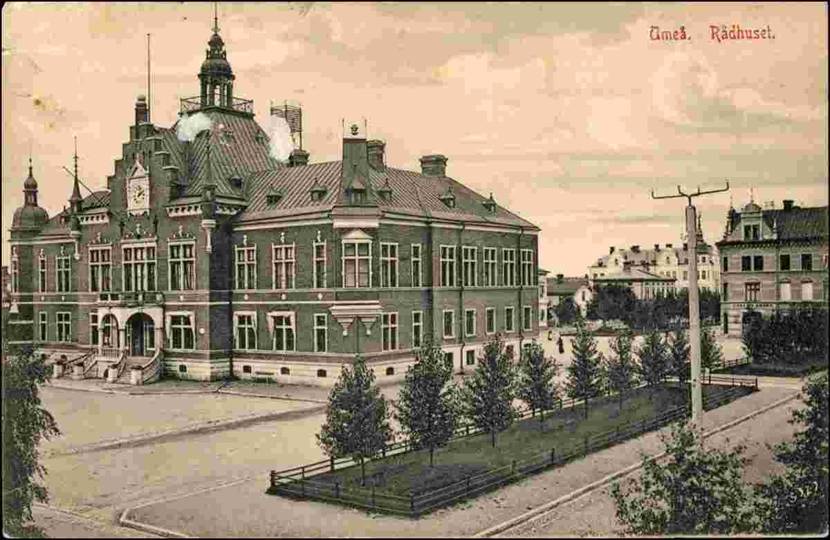 Umeå. City Hall, 1906