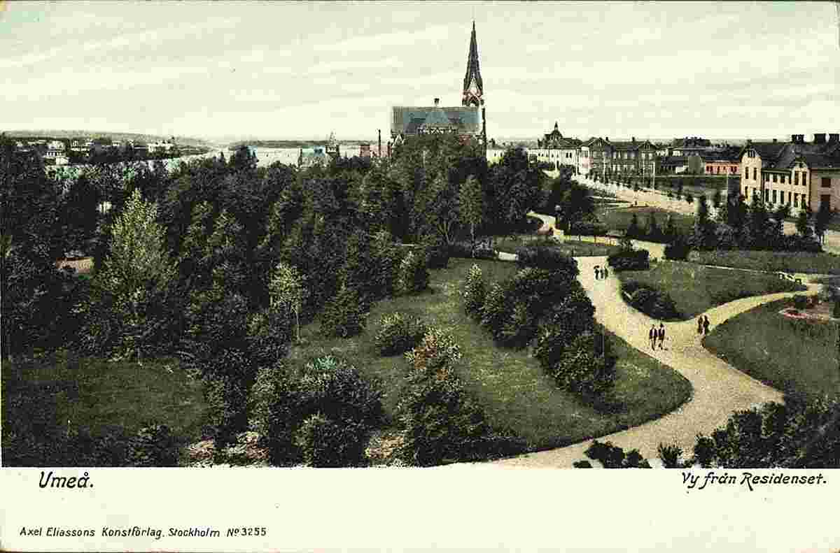 Umeå. View from the Residence, 1905
