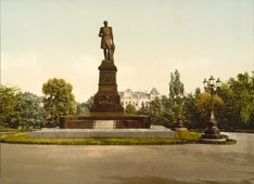 Kiev. Monument to Emperor Nicholas I, between 1890 and 1900