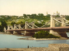 Kiev. St Nicholas Bridge, between 1890 and 1900