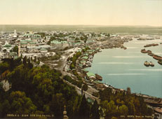 Kiev. View of city borough Podol, between 1890 and 1900