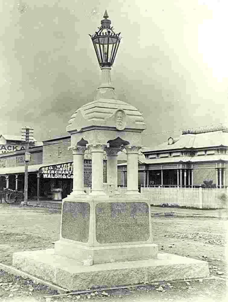 Cairns. Dr EA. Koch Memorial, 1903