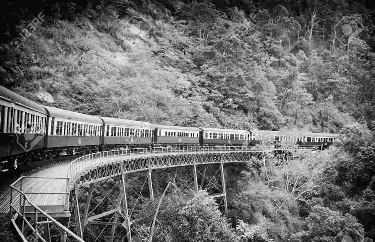 Cairns. View from the Kuranda - Cairns Train