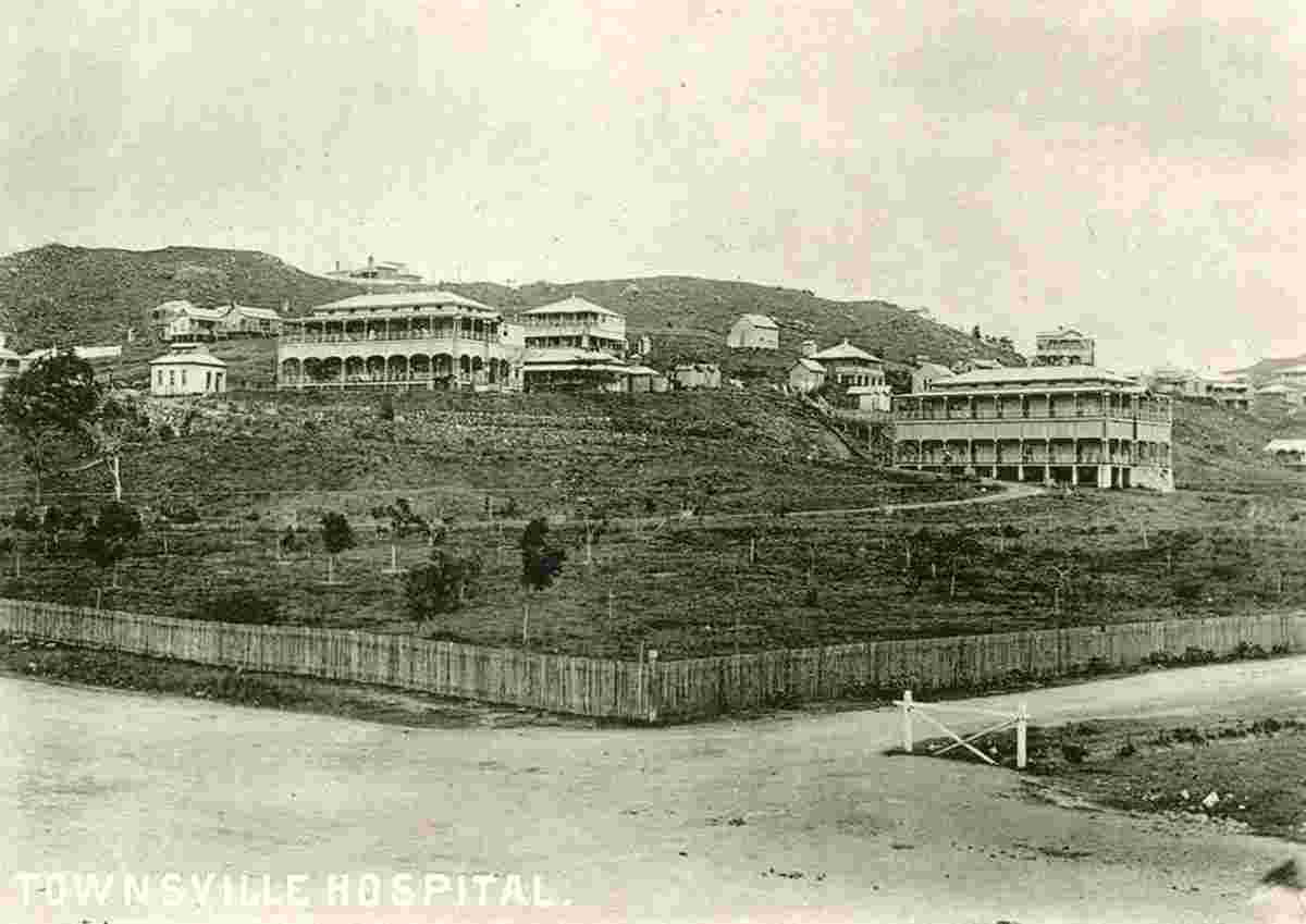 Townsville. Early view of the hospital