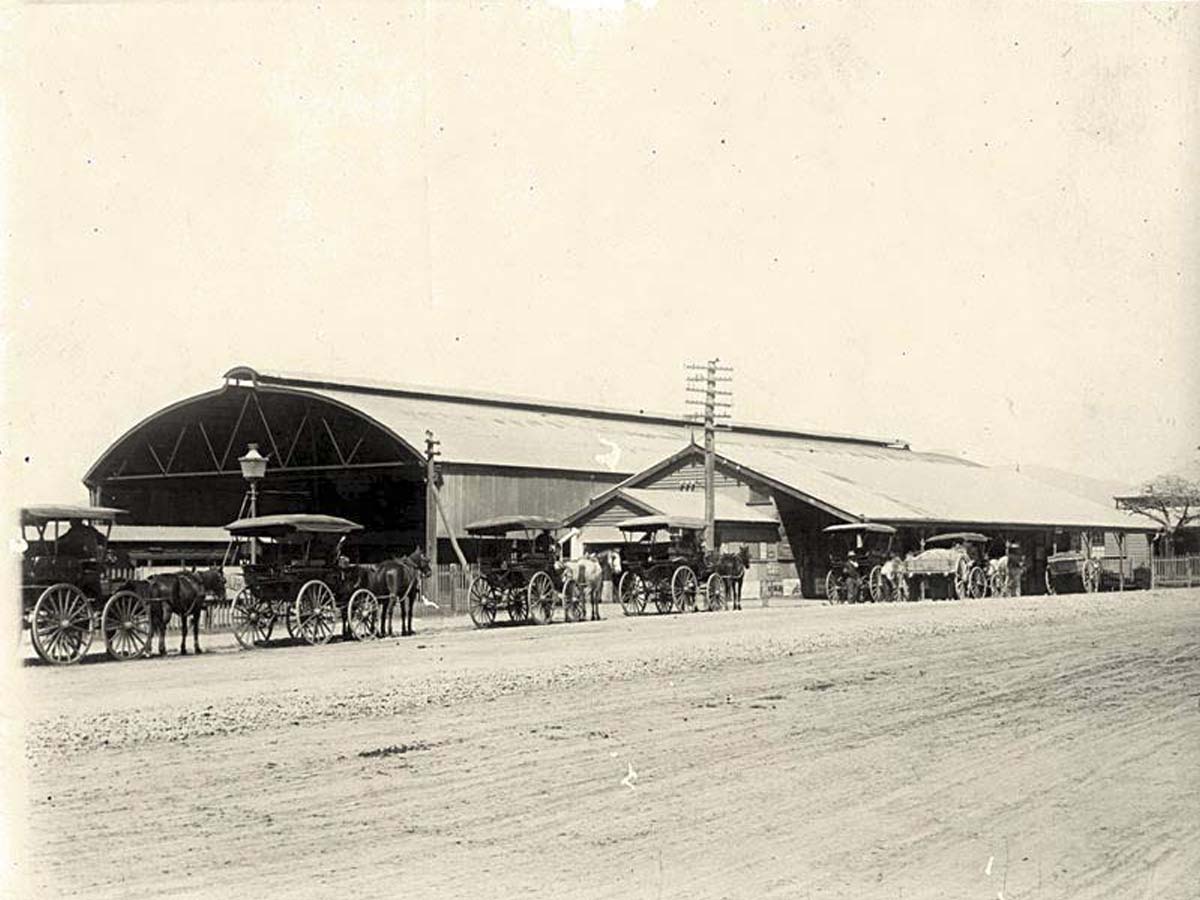 Townsville. Railway Station, circa 1900