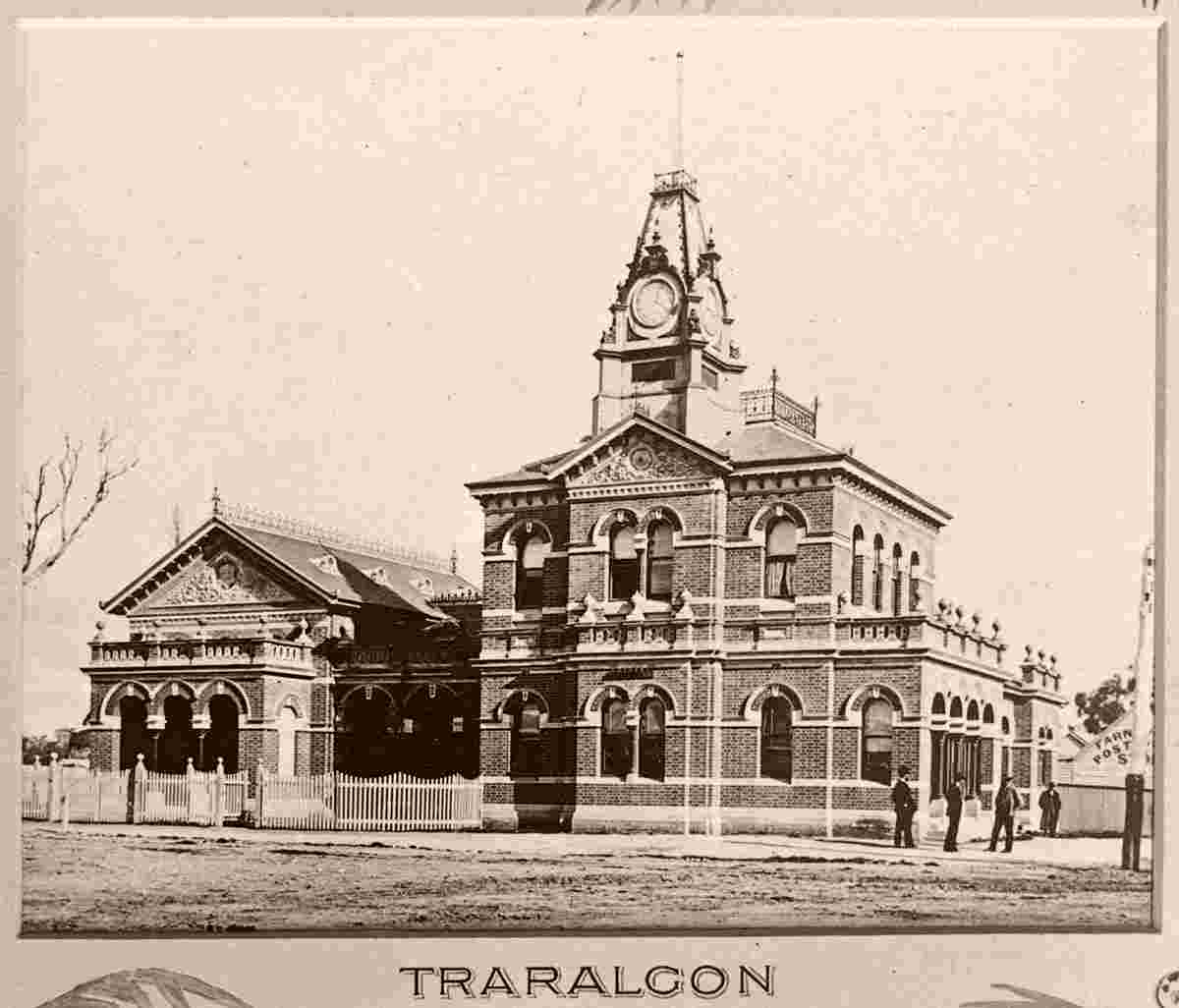 Traralgon. Post Office and Courthouse, circa 1897