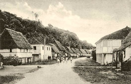Hagåtña. Panorama of street, circa 1910