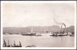 Honolulu. Harbour - S.S. President Taft and other Ships, 1933