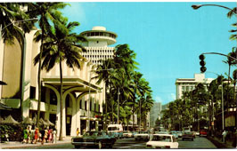 Honolulu. Kalakaua Avenue, 1970