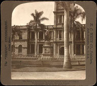 Honolulu. Statue of Kamehameha, the most famous warrior and king of the Hawaiians, 1903