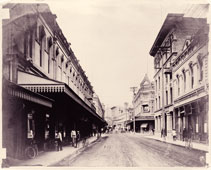 Honolulu. Stores on Fort Street between 1900 and 1915