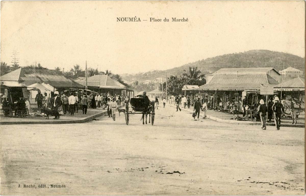 Nouméa. Place du Marché