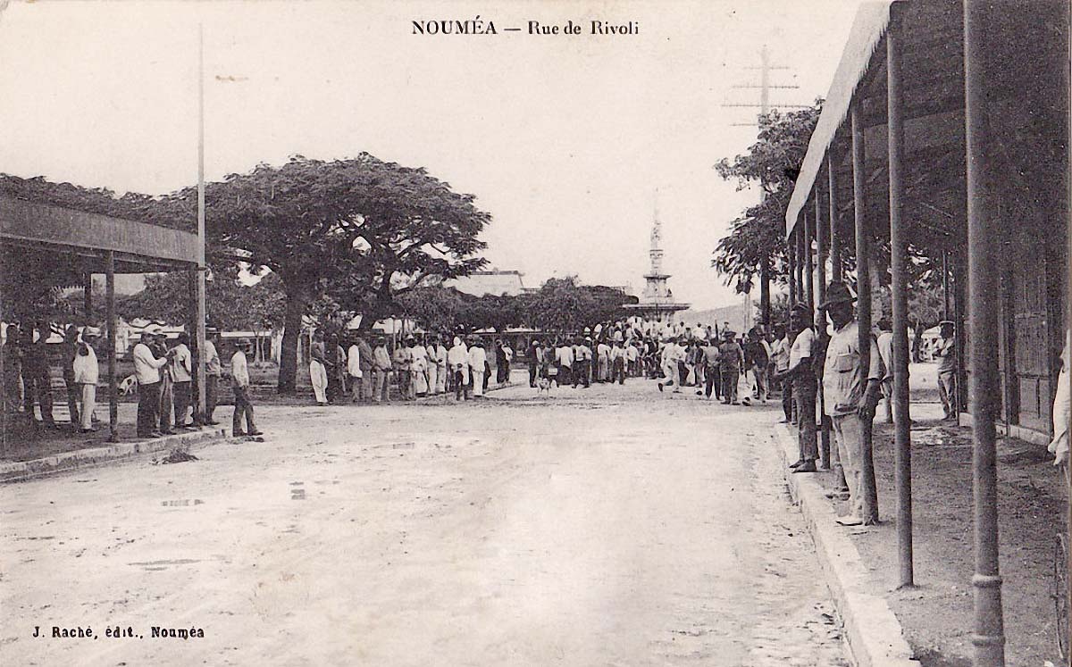 Nouméa. Rue du Rivoli