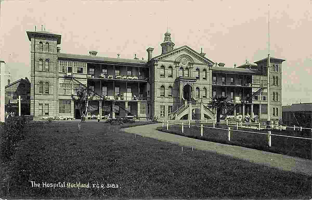 Auckland. Hospital, circa 1900's